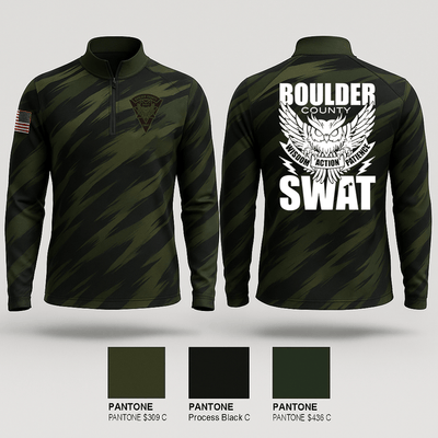 Boulder county Sheriff’s Office 60742755 Quarter Zip Jacket - 1