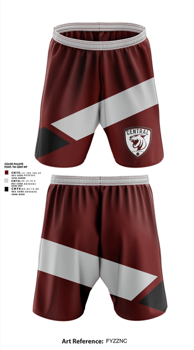 Bullitt Central High School 13942072 Athletic Shorts With Pockets - 1