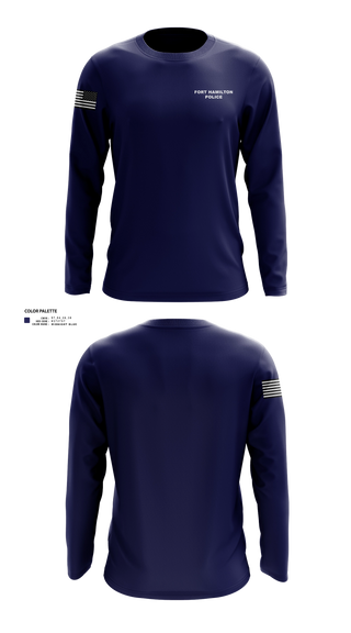Long Sleeve Performance Shirt, Fort Hamilton Police, Police, Teamtime, Team time, sublimation, custom sports apparel, team uniforms, spirit wear, spiritwear, sports uniforms, custom shirts, team store, custom team store, fundraiser sports, apparel fundraiser