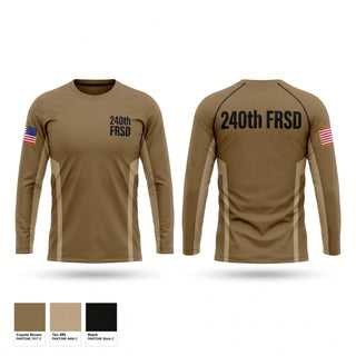 Long Sleeve Performance Shirt, 240th FRSD, Army, Teamtime, Team time, sublimation, custom sports apparel, team uniforms, spirit wear, spiritwear, sports uniforms, custom shirts, team store, custom team store, fundraiser sports, apparel fundraiser
