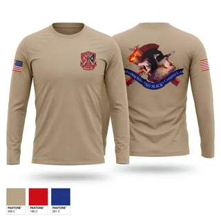 Long Sleeve Performance Shirt, Pershing Rifles, Company L-4, Army, Teamtime, Team time, sublimation, custom sports apparel, team uniforms, spirit wear, spiritwear, sports uniforms, custom shirts, team store, custom team store, fundraiser sports, apparel fundraiser