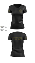 Springfield Ohio SWAT Women's Short Sleeve V-neck Shirt - 8