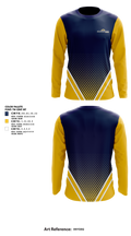 Commerce Chargers Youth Football And Cheer 56826114 Long Sleeve Performance Shirt 1