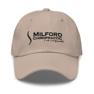 Milford Chiropractic Classic Dad Hat | Yupoong 6245CM