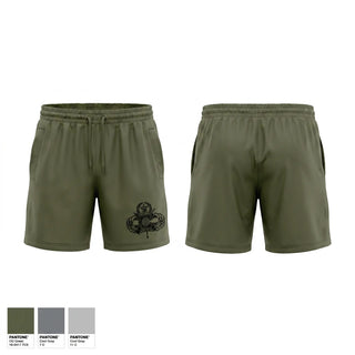 Athletic Shorts With Pockets, Charlie Co., 422 CA BN AIRBORNE, Army, Teamtime, Team time, sublimation, custom sports apparel, team uniforms, spirit wear, spiritwear, sports uniforms, custom shirts, team store, custom team store, fundraiser sports, apparel fundraiser