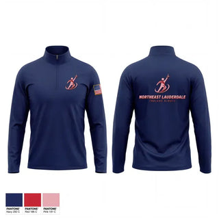 Windbreaker, Northeast Lauderdale Trojans NJROTC, Navy, Teamtime, Team time, sublimation, custom sports apparel, team uniforms, spirit wear, spiritwear, sports uniforms, custom shirts, team store, custom team store, fundraiser sports, apparel fundraiser