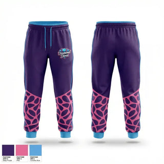 Sweatpants, Diamond Divas, Softball, Teamtime, Team time, sublimation, custom sports apparel, team uniforms, spirit wear, spiritwear, sports uniforms, custom shirts, team store, custom team store, fundraiser sports, apparel fundraiser