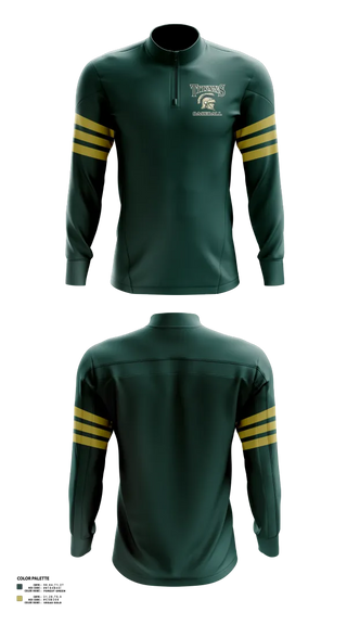 Quarter Zip Jacket, Titans, Baseball, Teamtime, Team time, sublimation, custom sports apparel, team uniforms, spirit wear, spiritwear, sports uniforms, custom shirts, team store, custom team store, fundraiser sports, apparel fundraiser