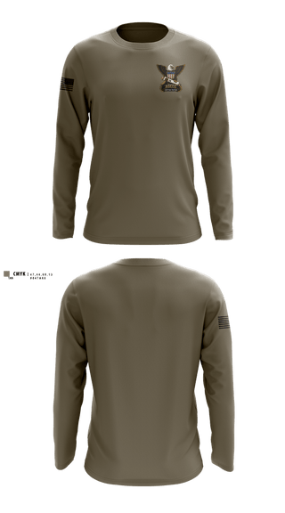 Long Sleeve Performance Shirt, AGCCC, 001-26, Army, Teamtime, Team time, sublimation, custom sports apparel, team uniforms, spirit wear, spiritwear, sports uniforms, custom shirts, team store, custom team store, fundraiser sports, apparel fundraiser