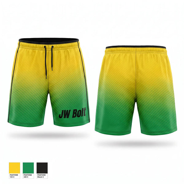 Athletic Shorts With Pockets, JW Bolt, Track & Field, Teamtime, Team time, sublimation, custom sports apparel, team uniforms, spirit wear, spiritwear, sports uniforms, custom shirts, team store, custom team store, fundraiser sports, apparel fundraiser