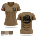 307TH Military Police Company Women's Short Sleeve V-neck Shirt - 1
