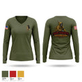 SSGU Women's Long Sleeve V-neck Shirt - 1