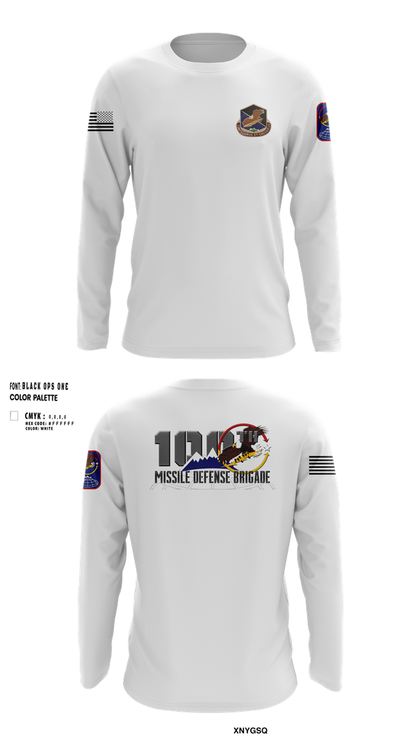 Long Sleeve Performance Shirt, 100th Missile Defense Brigade, , Teamtime, Team time, sublimation, custom sports apparel, team uniforms, spirit wear, spiritwear, sports uniforms, custom shirts, team store, custom team store, fundraiser sports, apparel fundraiser