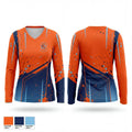 North Newton Senior High School Softball 25971358 Women's Long Sleeve V-neck Shirt - 1