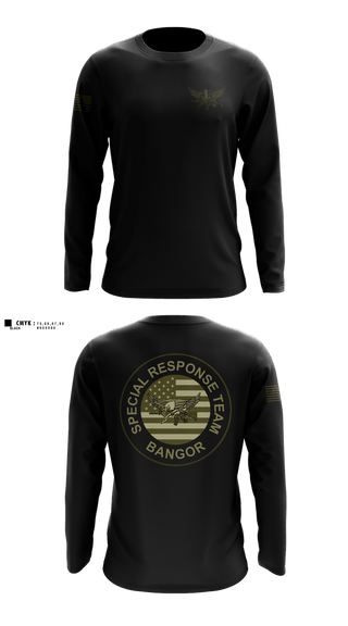 Long Sleeve Performance Shirt, Bangor PD SRT, Police, Teamtime, Team time, sublimation, custom sports apparel, team uniforms, spirit wear, spiritwear, sports uniforms, custom shirts, team store, custom team store, fundraiser sports, apparel fundraiser