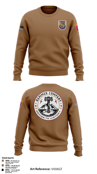 Crew Neck Sweatshirt, , Army, Teamtime, Team time, sublimation, custom sports apparel, team uniforms, spirit wear, spiritwear, sports uniforms, custom shirts, team store, custom team store, fundraiser sports, apparel fundraiser