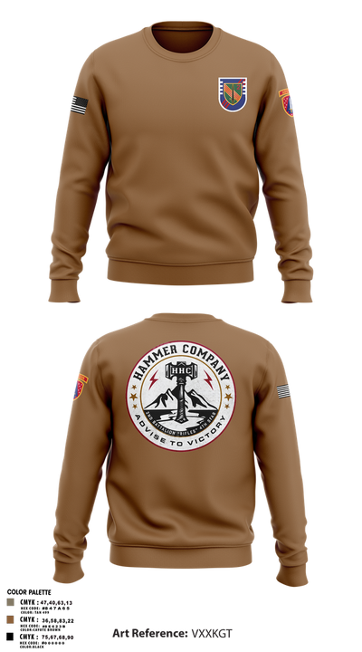 HHC 2/4SFAB Crew Neck Sweatshirt - 2
