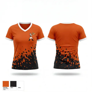 Womens Short Sleeve Vneck Shirt, Bridgeport Barnums, Baseball, Teamtime, Team time, sublimation, custom sports apparel, team uniforms, spirit wear, spiritwear, sports uniforms, custom shirts, team store, custom team store, fundraiser sports, apparel fundraiser