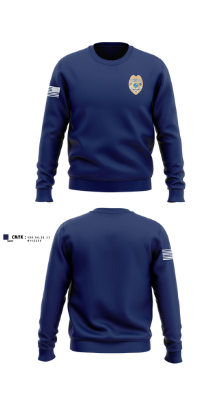 Crew Neck Sweatshirt, Cadott Police Department, Police, Teamtime, Team time, sublimation, custom sports apparel, team uniforms, spirit wear, spiritwear, sports uniforms, custom shirts, team store, custom team store, fundraiser sports, apparel fundraiser