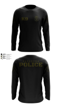 Pasadena K9 56975932 Long Sleeve Performance Shirt - 100