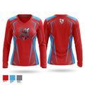 Southern Ohio Stingers Women's Long Sleeve V-neck Shirt - 1