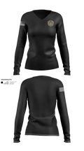 Dark side 53991160 Women's Long Sleeve V-neck Shirt - 101