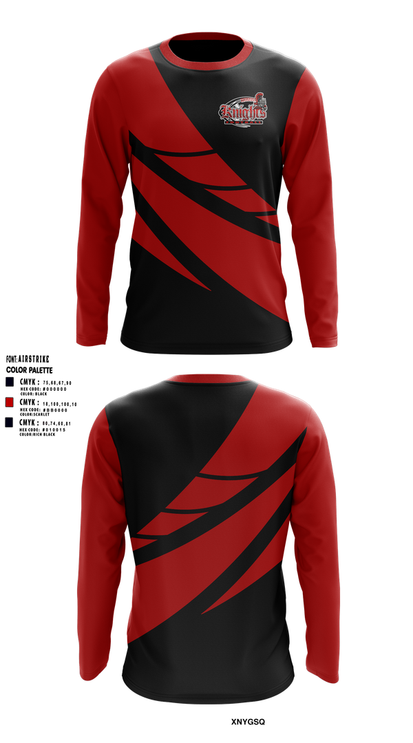 Long Sleeve Performance Shirt, Knights, , Teamtime, Team time, sublimation, custom sports apparel, team uniforms, spirit wear, spiritwear, sports uniforms, custom shirts, team store, custom team store, fundraiser sports, apparel fundraiser