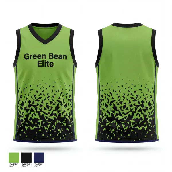 Mens Basketball Jersey, Green Bean Elite, Men's Basketball, Teamtime, Team time, sublimation, custom sports apparel, team uniforms, spirit wear, spiritwear, sports uniforms, custom shirts, team store, custom team store, fundraiser sports, apparel fundraiser