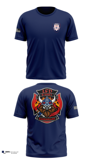 Short Sleeve Performance Shirt, LFD, Fire Department, Teamtime, Team time, sublimation, custom sports apparel, team uniforms, spirit wear, spiritwear, sports uniforms, custom shirts, team store, custom team store, fundraiser sports, apparel fundraiser