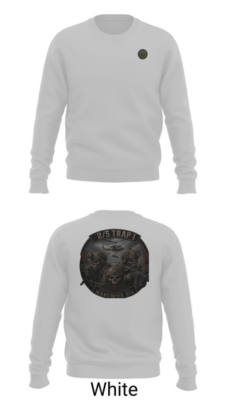 Crew Neck Sweatshirt, 2/5 TRAP 1, Marines, Teamtime, Team time, sublimation, custom sports apparel, team uniforms, spirit wear, spiritwear, sports uniforms, custom shirts, team store, custom team store, fundraiser sports, apparel fundraiser