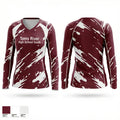 Toms River High School South 20074420 Women's Long Sleeve V-neck Shirt - 1