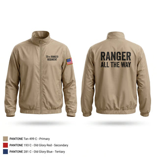 Windbreaker, 75th ranger regiment, Army, Teamtime, Team time, sublimation, custom sports apparel, team uniforms, spirit wear, spiritwear, sports uniforms, custom shirts, team store, custom team store, fundraiser sports, apparel fundraiser