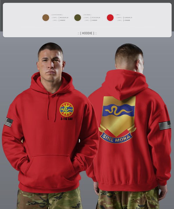 Hoodie, 3-116 CAV, , Teamtime, Team time, sublimation, custom sports apparel, team uniforms, spirit wear, spiritwear, sports uniforms, custom shirts, team store, custom team store, fundraiser sports, apparel fundraiser