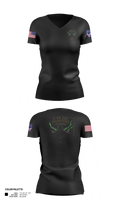 E. Co 1/25 Women's Short Sleeve V-neck Shirt - 21
