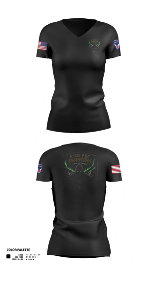 Womens Short Sleeve Vneck Shirt, E. Co 1/25, Army, Teamtime, Team time, sublimation, custom sports apparel, team uniforms, spirit wear, spiritwear, sports uniforms, custom shirts, team store, custom team store, fundraiser sports, apparel fundraiser