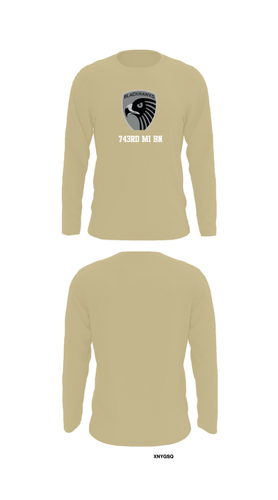 743rd MI BN 75372037 Long Sleeve Performance Shirt 92