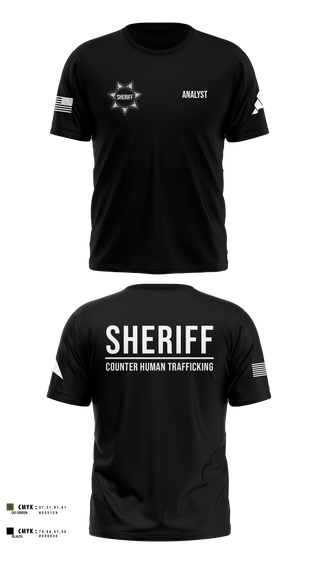 Old School Cotton Feel Shirt, Ray County Sheriff Counter Human Trafficking Task Force, Police, Teamtime, Team time, sublimation, custom sports apparel, team uniforms, spirit wear, spiritwear, sports uniforms, custom shirts, team store, custom team store, fundraiser sports, apparel fundraiser