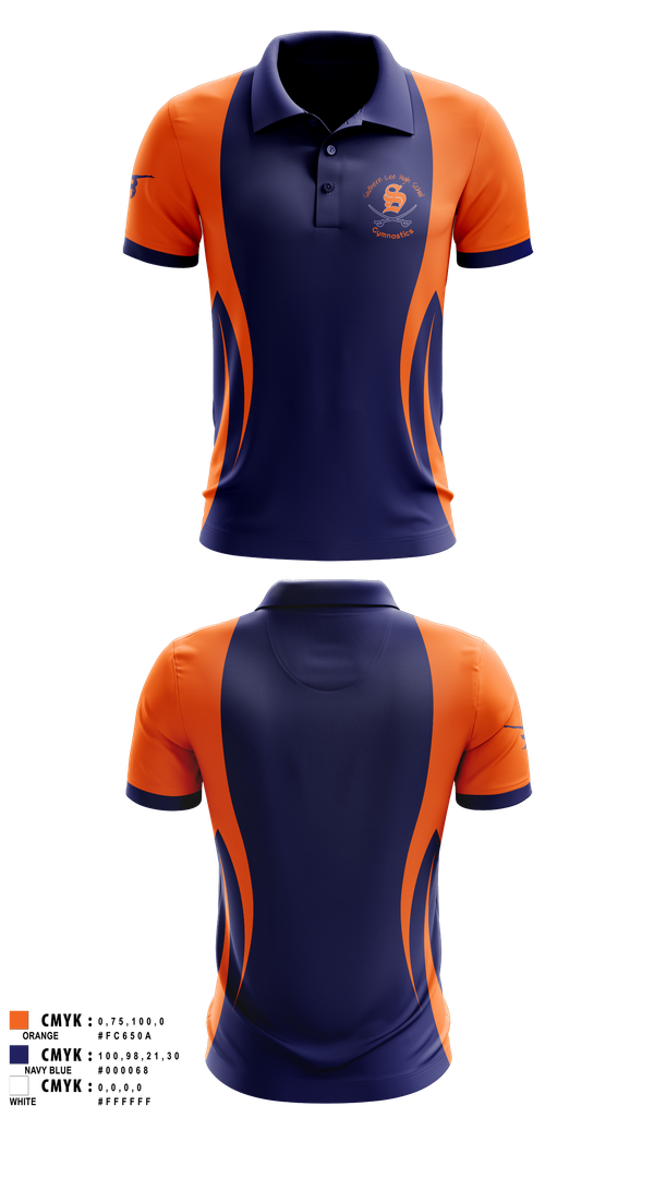 Short Sleeve Performance Polo, Southern Lee Gymnastics, Spirit Store, Teamtime, Team time, sublimation, custom sports apparel, team uniforms, spirit wear, spiritwear, sports uniforms, custom shirts, team store, custom team store, fundraiser sports, apparel fundraiser