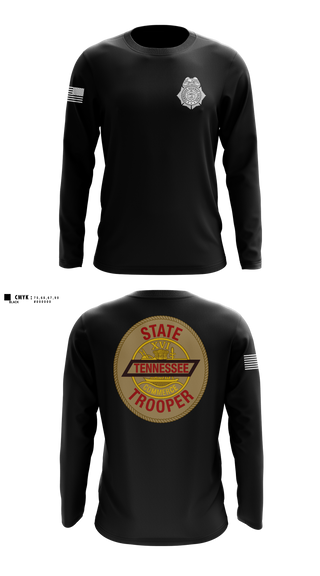 Long Sleeve Performance Shirt, THP motor carrier unit, Police, Teamtime, Team time, sublimation, custom sports apparel, team uniforms, spirit wear, spiritwear, sports uniforms, custom shirts, team store, custom team store, fundraiser sports, apparel fundraiser