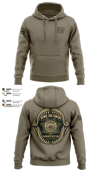 Hoodie, State of Hawaii DLE Harbors, Police, Teamtime, Team time, sublimation, custom sports apparel, team uniforms, spirit wear, spiritwear, sports uniforms, custom shirts, team store, custom team store, fundraiser sports, apparel fundraiser