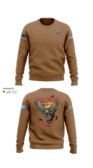 Crew Neck Sweatshirt, TFThunderHawk, Army, Teamtime, Team time, sublimation, custom sports apparel, team uniforms, spirit wear, spiritwear, sports uniforms, custom shirts, team store, custom team store, fundraiser sports, apparel fundraiser