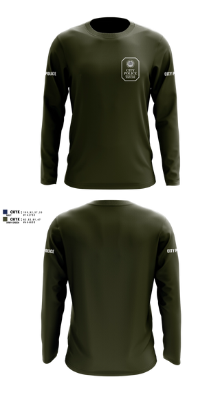 Long Sleeve Performance Shirt, Rockville City Police, Police, Teamtime, Team time, sublimation, custom sports apparel, team uniforms, spirit wear, spiritwear, sports uniforms, custom shirts, team store, custom team store, fundraiser sports, apparel fundraiser