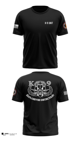Old School Cotton Feel Shirt, K-9 Unit, Police, Teamtime, Team time, sublimation, custom sports apparel, team uniforms, spirit wear, spiritwear, sports uniforms, custom shirts, team store, custom team store, fundraiser sports, apparel fundraiser