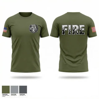 Short Sleeve Performance Shirt, Preble Fire and Rescue, Fire Department, Teamtime, Team time, sublimation, custom sports apparel, team uniforms, spirit wear, spiritwear, sports uniforms, custom shirts, team store, custom team store, fundraiser sports, apparel fundraiser