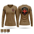 1-171 MEDEVAC Women's Long Sleeve V-neck Shirt - 1