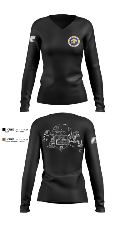Preventive Medicine 92784343 Women's Long Sleeve V-neck Shirt - 2 (1)