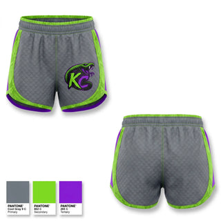 Womens Shorts, KC Cobras, Baseball, Teamtime, Team time, sublimation, custom sports apparel, team uniforms, spirit wear, spiritwear, sports uniforms, custom shirts, team store, custom team store, fundraiser sports, apparel fundraiser