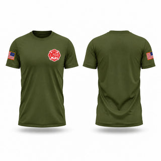 Short Sleeve Performance Shirt, Coates Bend Fire & Rescue, Fire Department, Teamtime, Team time, sublimation, custom sports apparel, team uniforms, spirit wear, spiritwear, sports uniforms, custom shirts, team store, custom team store, fundraiser sports, apparel fundraiser