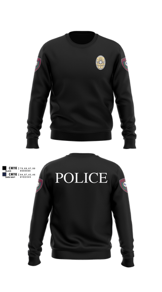 Crew Neck Sweatshirt, LACY LAKEVIEW POLICE, Police, Teamtime, Team time, sublimation, custom sports apparel, team uniforms, spirit wear, spiritwear, sports uniforms, custom shirts, team store, custom team store, fundraiser sports, apparel fundraiser