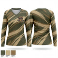 TrenchMOBB OBLOCK 69380361 Women's Long Sleeve V-neck Shirt - 1